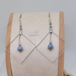 Boucle d'oreille Angélite